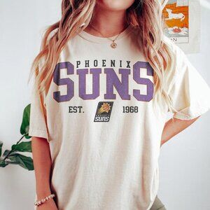 Vintage 90s Phoenix Suns Shirt, Crewneck Phoenix Suns Sweatshirt, 1968 Shirt tee